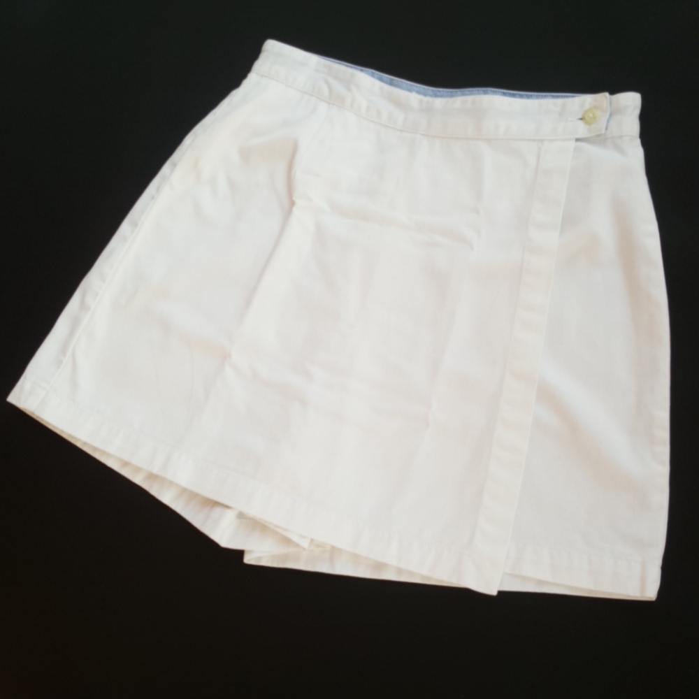 WILLI SMITH GOLF ♡ Super-Sweet Vintage White Cotton Golf Skort 12